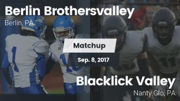 Matchup: Berlin vs. Blacklick Valley  2017