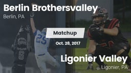 Matchup: Berlin vs. Ligonier Valley  2017