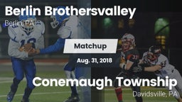 Matchup: Berlin vs. Conemaugh Township  2018