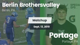 Matchup: Berlin vs. Portage  2019