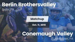 Matchup: Berlin vs. Conemaugh Valley  2019