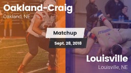 Matchup: Oakland-Craig High vs. Louisville  2018