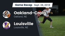 Recap: Oakland-Craig  vs. Louisville  2018