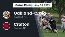 Recap: Oakland-Craig  vs. Crofton  2019