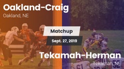 Matchup: Oakland-Craig High vs. Tekamah-Herman  2019