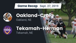 Recap: Oakland-Craig  vs. Tekamah-Herman  2019