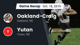 Recap: Oakland-Craig  vs. Yutan  2019