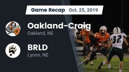 Recap: Oakland-Craig  vs. BRLD 2019