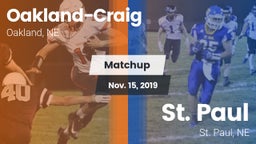 Matchup: Oakland-Craig High vs. St. Paul  2019