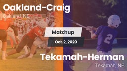 Matchup: Oakland-Craig High vs. Tekamah-Herman  2020