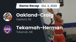 Recap: Oakland-Craig  vs. Tekamah-Herman  2020