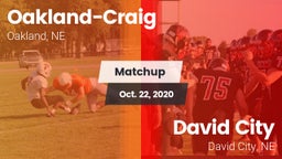 Matchup: Oakland-Craig High vs. David City  2020