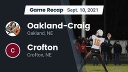 Recap: Oakland-Craig  vs. Crofton  2021