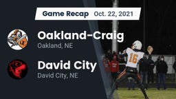 Recap: Oakland-Craig  vs. David City  2021