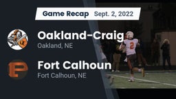 Recap: Oakland-Craig  vs. Fort Calhoun  2022