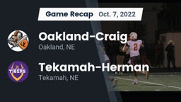 Recap: Oakland-Craig  vs. Tekamah-Herman  2022