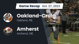Recap: Oakland-Craig  vs. Amherst  2023
