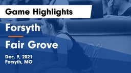 Forsyth  vs Fair Grove  Game Highlights - Dec. 9, 2021