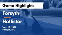 Forsyth  vs Hollister  Game Highlights - Jan. 10, 2022
