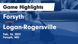 Forsyth  vs Logan-Rogersville  Game Highlights - Feb. 26, 2022