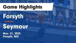 Forsyth  vs Seymour   Game Highlights - Nov. 21, 2023