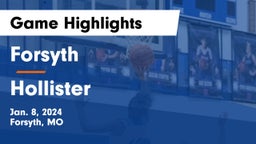 Forsyth  vs Hollister  Game Highlights - Jan. 8, 2024