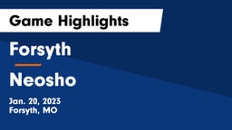 Forsyth  vs Neosho  Game Highlights - Jan. 20, 2023