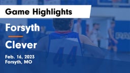 Forsyth  vs Clever  Game Highlights - Feb. 16, 2023