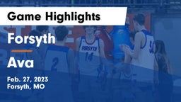 Forsyth  vs Ava  Game Highlights - Feb. 27, 2023