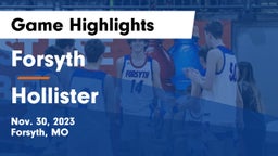 Forsyth  vs Hollister  Game Highlights - Nov. 30, 2023