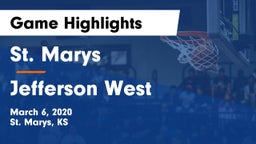 St. Marys  vs Jefferson West  Game Highlights - March 6, 2020