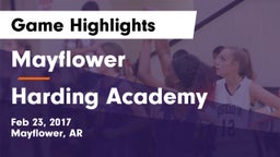 Mayflower  vs Harding Academy Game Highlights - Feb 23, 2017