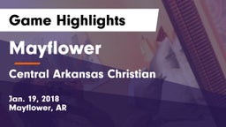 Mayflower  vs Central Arkansas Christian Game Highlights - Jan. 19, 2018