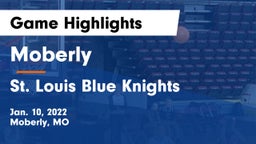 Moberly  vs St. Louis Blue Knights Game Highlights - Jan. 10, 2022