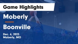 Moberly  vs Boonville  Game Highlights - Dec. 6, 2023