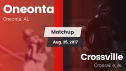 Matchup: Oneonta  vs. Crossville  2017