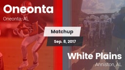 Matchup: Oneonta  vs. White Plains  2017
