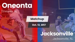 Matchup: Oneonta  vs. Jacksonville  2017