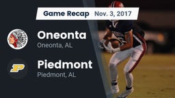 Recap: Oneonta  vs. Piedmont  2017