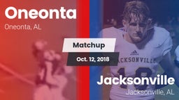 Matchup: Oneonta  vs. Jacksonville  2018