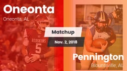 Matchup: Oneonta  vs. Pennington  2018