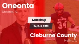 Matchup: Oneonta  vs. Cleburne County  2019