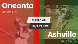 Matchup: Oneonta  vs. Ashville  2019