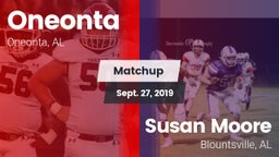 Matchup: Oneonta  vs. Susan Moore  2019