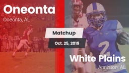 Matchup: Oneonta  vs. White Plains  2019