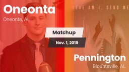 Matchup: Oneonta  vs. Pennington  2019