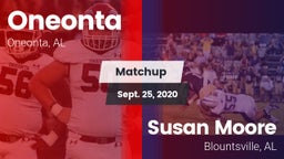 Matchup: Oneonta  vs. Susan Moore  2020