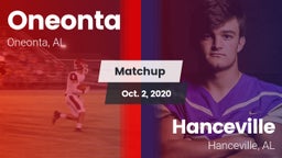 Matchup: Oneonta  vs. Hanceville  2020