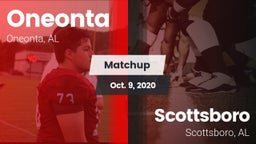 Matchup: Oneonta  vs. Scottsboro  2020