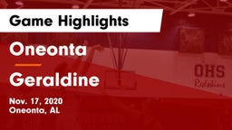 Oneonta  vs Geraldine  Game Highlights - Nov. 17, 2020